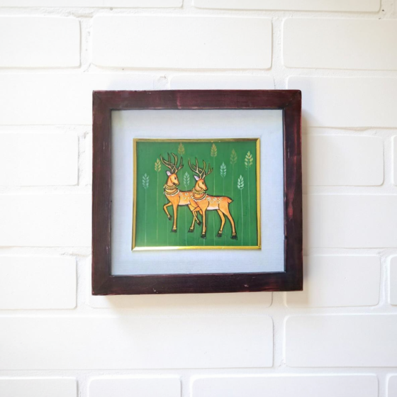 Heritage Golden Deer Painting