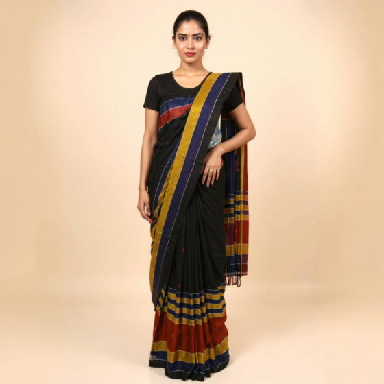 Mercerized Cotton Saree