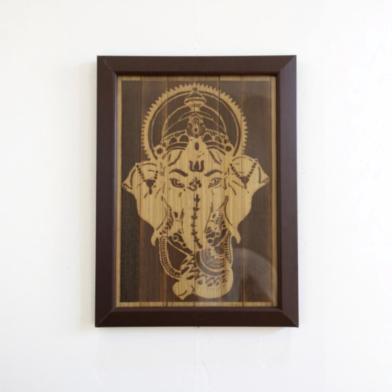 Bamboo Ganesha Wall Art 