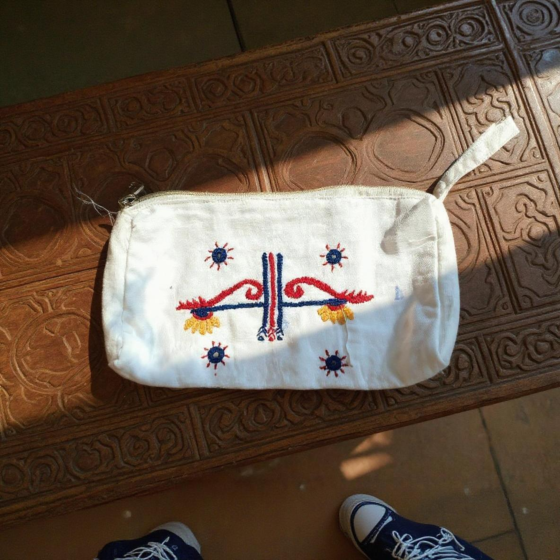 HAND EMBROIDERY POUCH FOR WOMEN