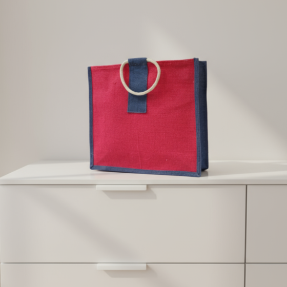Coloured Jute Bag