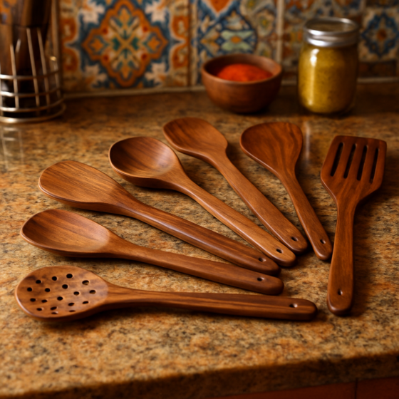 wooden spoon set wooden spatula