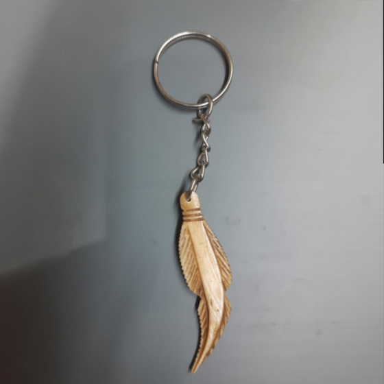 Handmade Bone Keychain