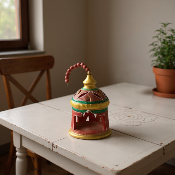 Handcrafted Diya Holder | 6 cm