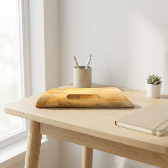 Eco Friendly Bamboo Phone Holder and Sound Amplifier