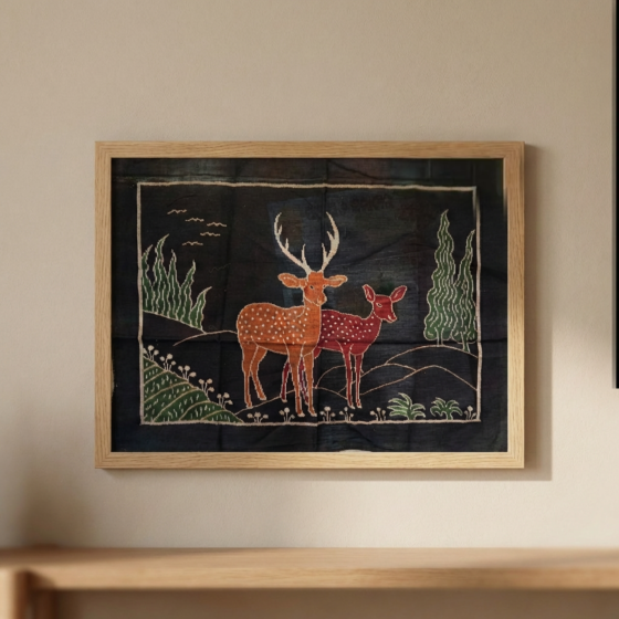 Handwoven Ikat Wall Hanging 