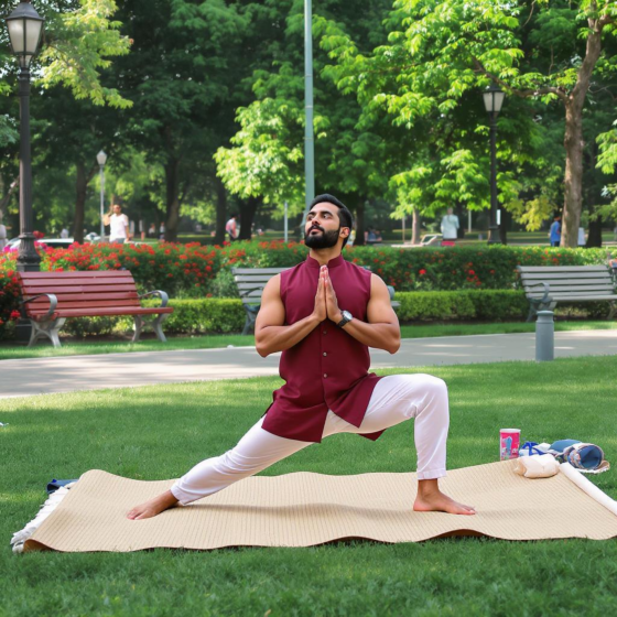 Water Hyacinth Yoga Mat | Beige Color