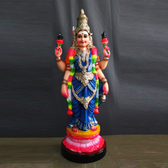 Handcrafted Goddess Vishalatchi Amman Idol