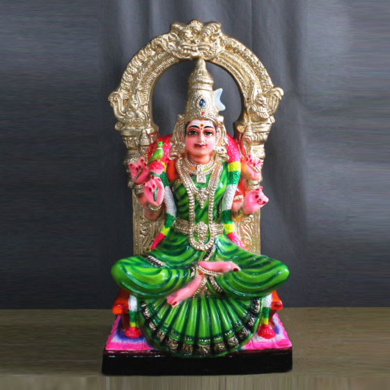 Handcrafted Goddess Kanchi Kamatchi Amman Idol 