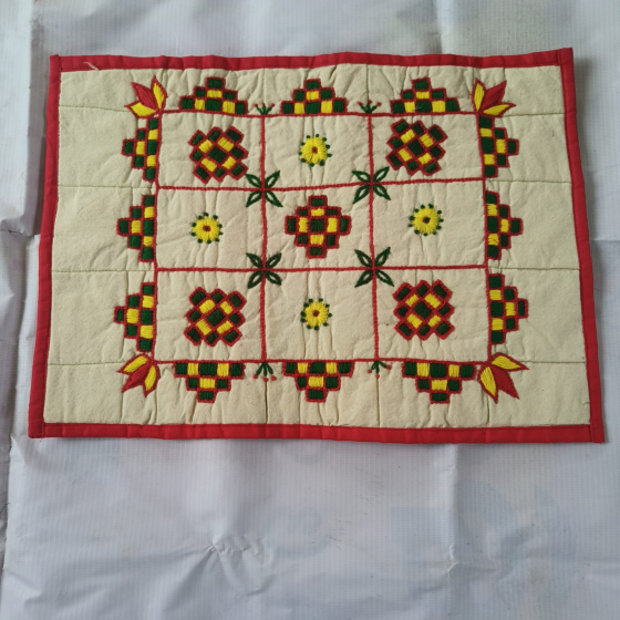 Handloom Table Mat | 40*30*2 cm