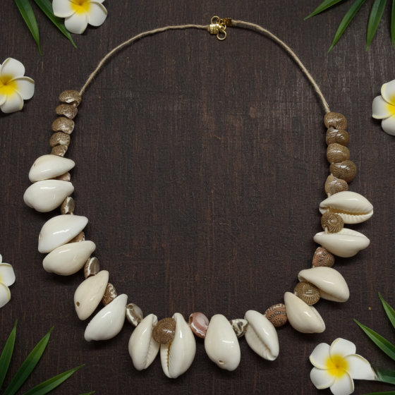 Handcrafted Sandy Cove Shell Necklace