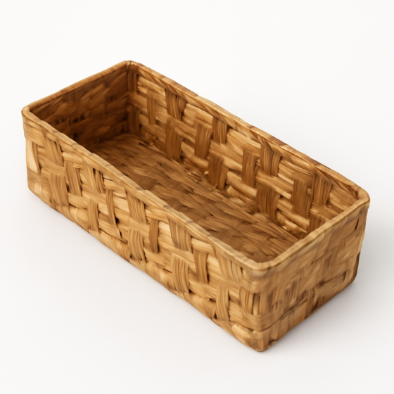 Handicrafted Water Hyacinth  Storage  Box 