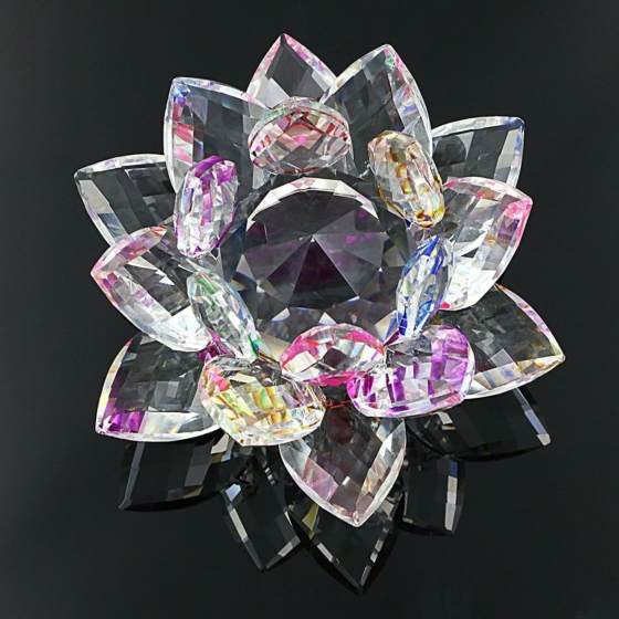 Crystal Fengshui Lotus Flower