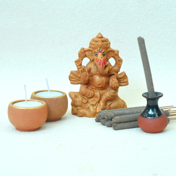 Little Ganesh Gift Pack 4 - Combo Pack Puja Kit