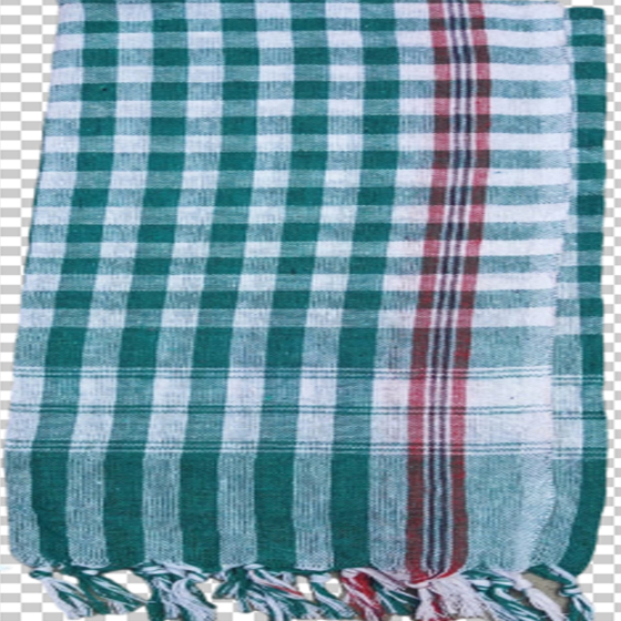 khadi gamcha Green check 