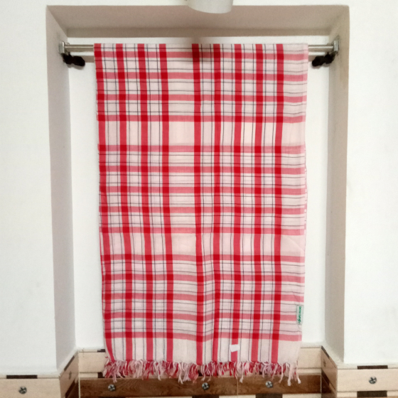 Handloom Bed sheet | Cotton | 90" x 108