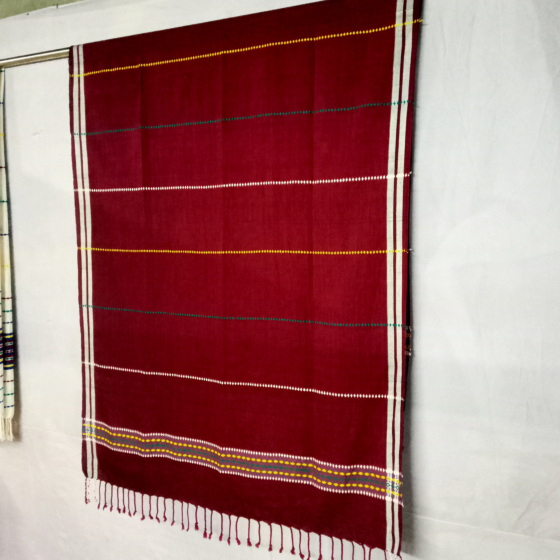 Cotton Bath Towel - Maroon