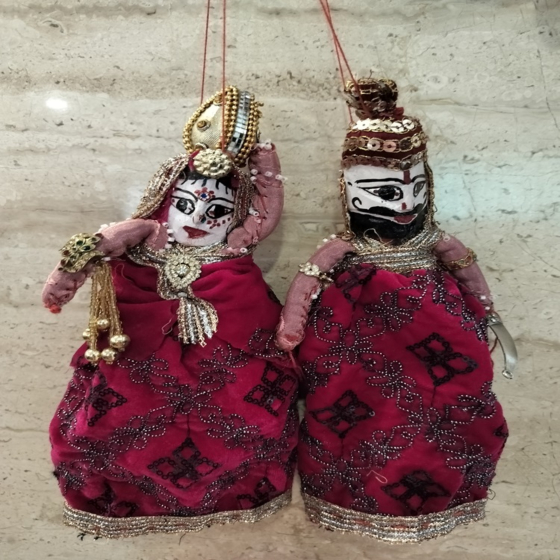 Handmade Kathputli Puppet Set | 10x4 inches