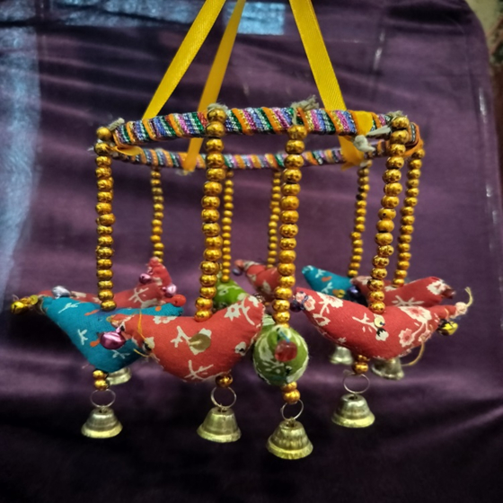 Handmade Bird Wall Hanging 