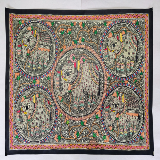 Handcrafted Madhubani Painting 