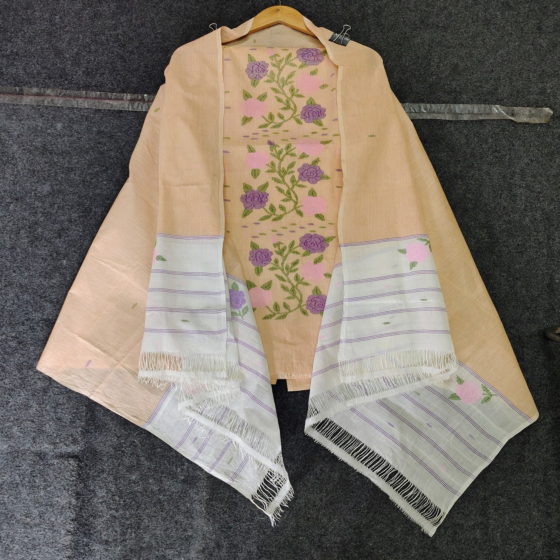 Elegant Handmade Three-Piece Cotton Suit