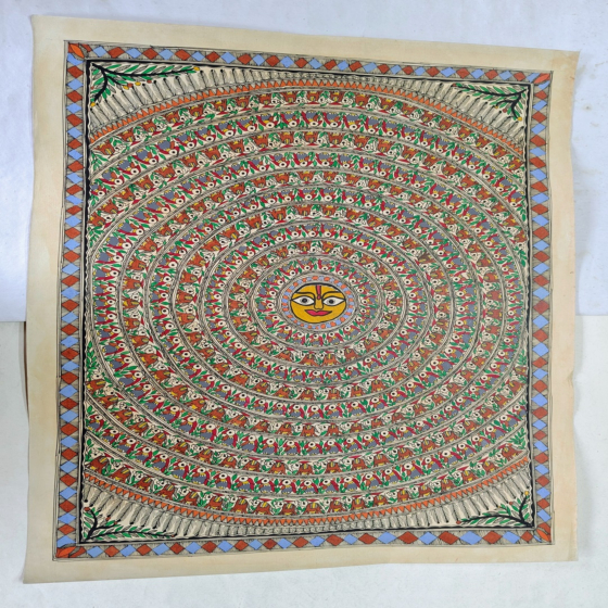 Handcrafted Mithila Painting 
