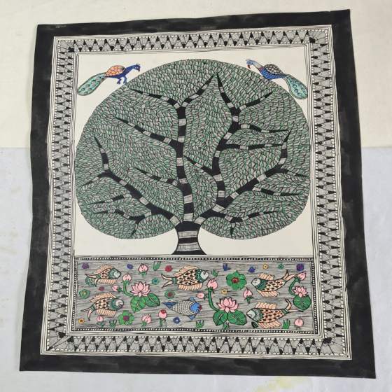 Handmade Madhubani Painting