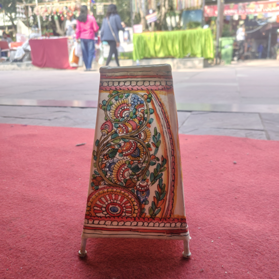 Hand-Painted Artisan Table Lamp I 8 inches