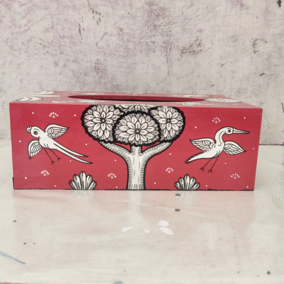 Pattachitra Design Tissue Box