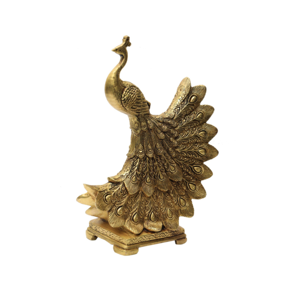 Brass Super Fine Finish Peacock Showpiece KBH07042
