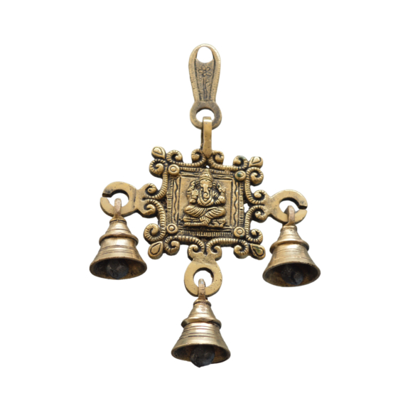 Brass Ganesh Bell Hanging KBH07529