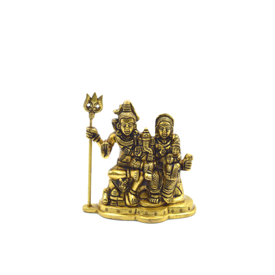 Brass Shiv Family Idol KBH07538
