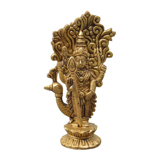 Brass Mugan Kartikeya Idol KBH07551