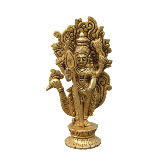 Brass Mugan Kartikeya Idol KBH07552