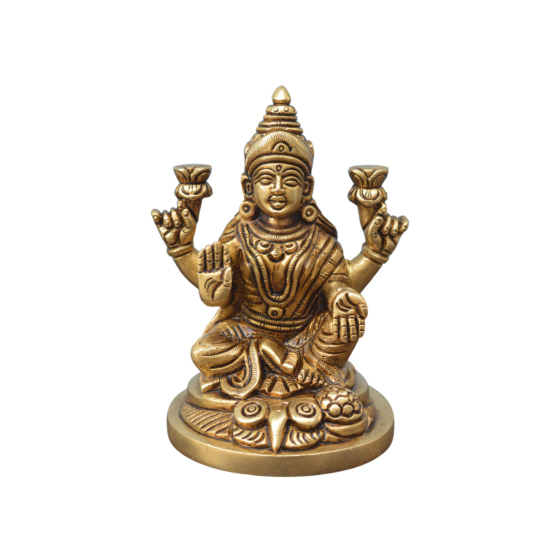 Brass Laxmi Round Base Owl KBH07570