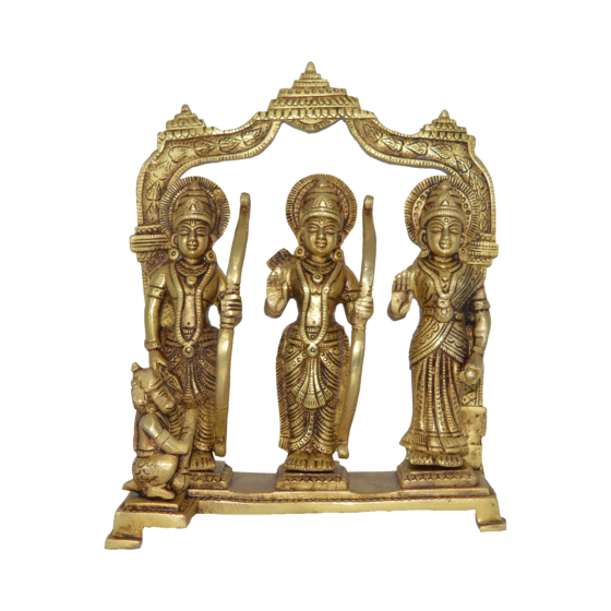 Brass Kaman Ram Darbar Set Idol KBH07630