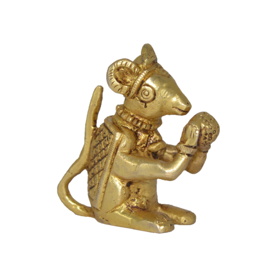Brass Rat Figurine KBH07635