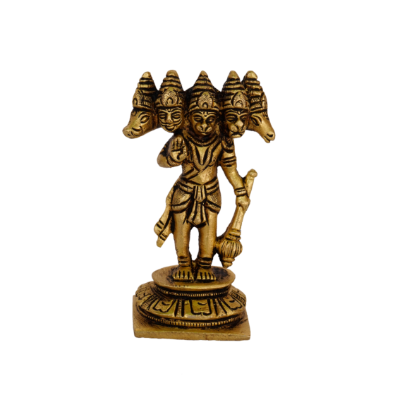 Brass Panchmukhi Hanuman Idol KBH07730