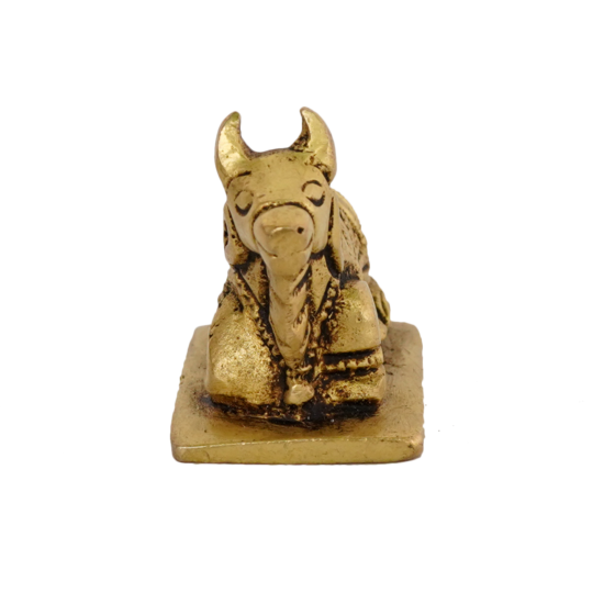 Brass Nandi Statue Idol KBH07736