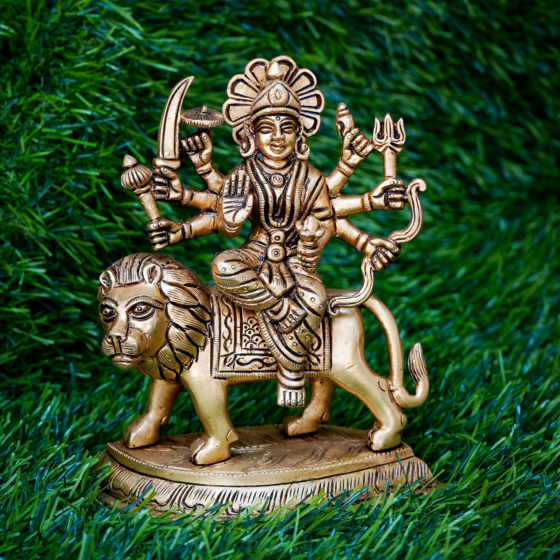 Brass Ambe Maa 6 Inch KBH07742