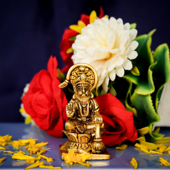 Brass Hanuman 3 Inch KBH07760