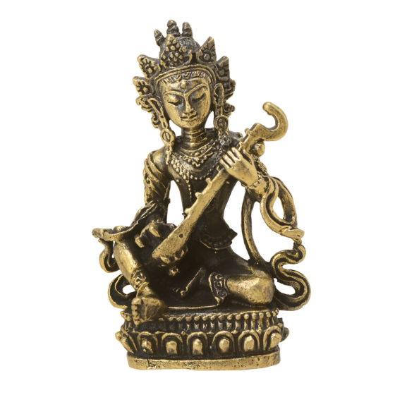 Brass Saraswati Statue KBH06555