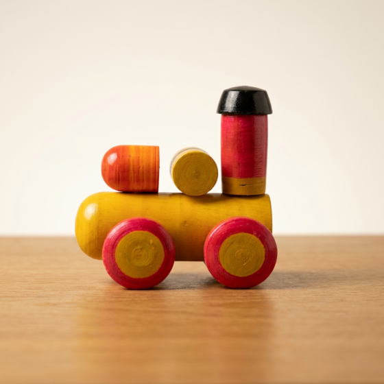 Handmade Wooden Train Toy