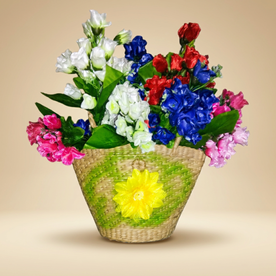 Handcrafted Bamboo Flower Vase | Small