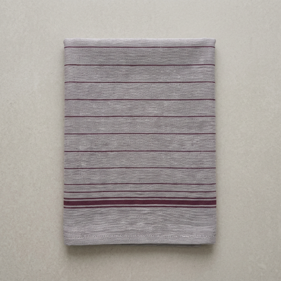Handloom Cotton Printed Towel | Grey