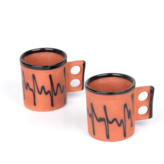 HandCrafted Terracotta Mug Heat-Resistant 