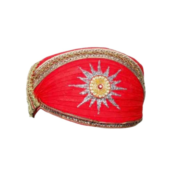 Mewari Designer Pagdi Red