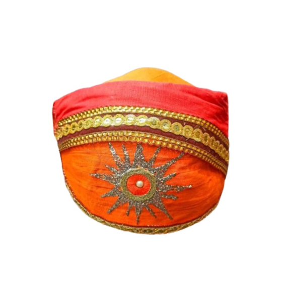 Mewari Designer Pagdi Orange