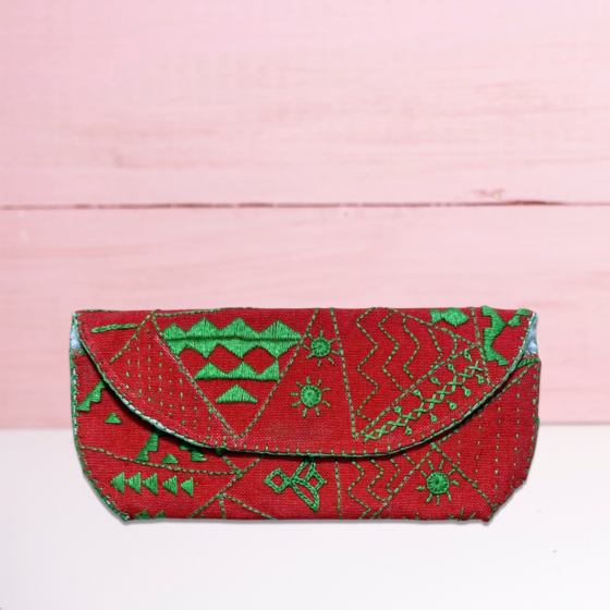 HAND EMBROIDERED POUCH FOR WOMEN