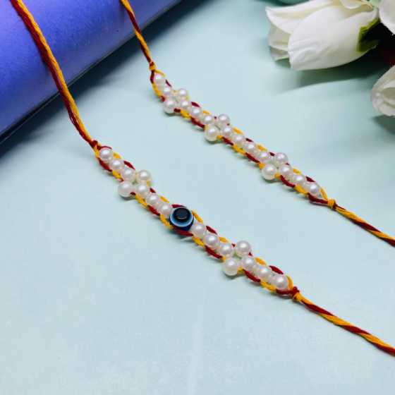 Set of 2 Pearl Rakhi